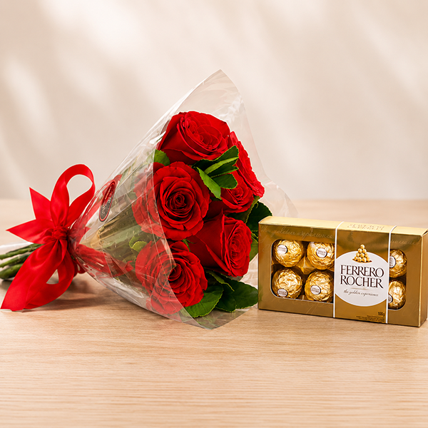 Rosas Colombianas com Ferrero