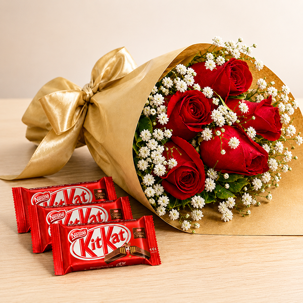 Buqu� Lembran�a Colombiana e KitKat