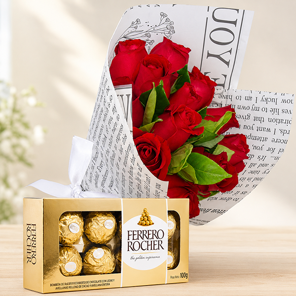 Buqu� Love Importado com Chocolate