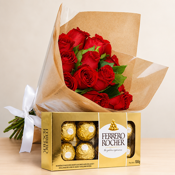 Flores com Chocolate